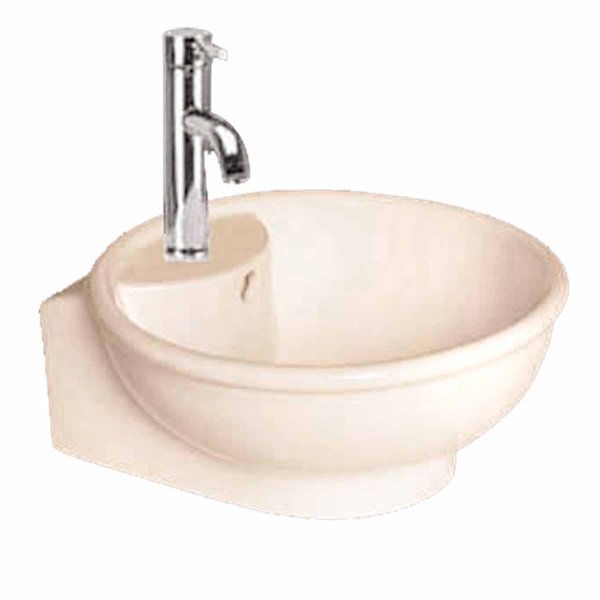 The Renovators Supply Inc. 11'' Bone Vitreous China Circular Vessel